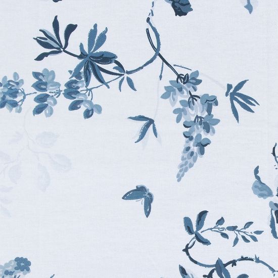 Cath Kidston Birds and Roses Blue Curtain